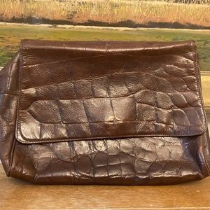Vintage Leather Clutch